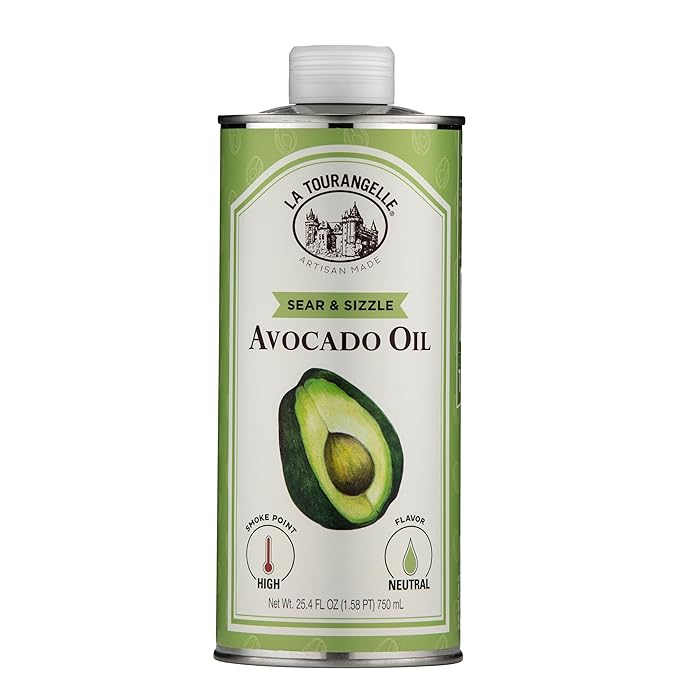 La Tourangelle, Sear & Sizzle Avocado Oil, Handcrafted from Premium Avocados, High Smoke Point