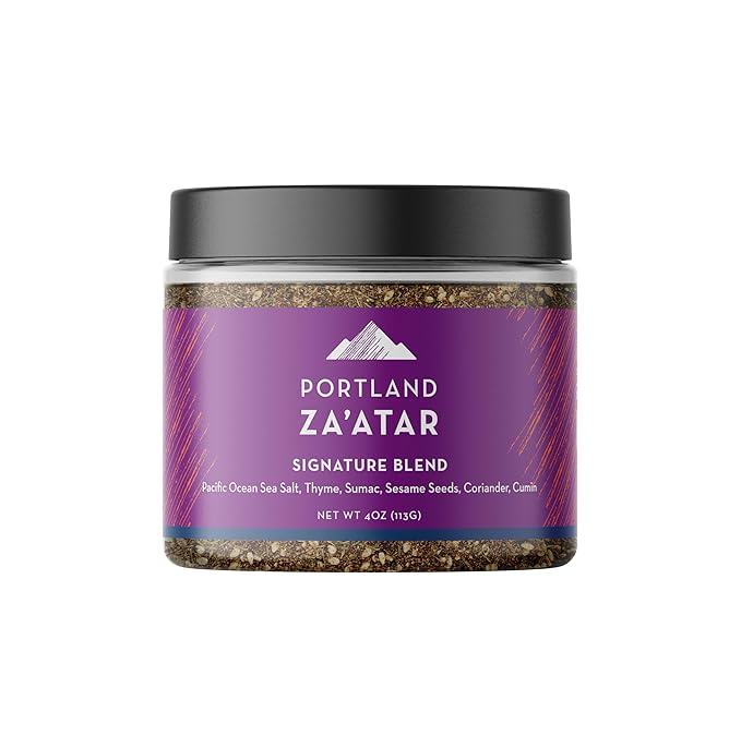 Portland Salt Co. Za?™atar Spice Blend w/Sea Salt ??Signature All-Purpose, Middle Eastern Seasoning