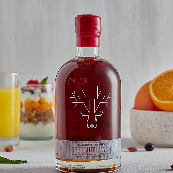 Escuminac Canadian Maple Syrup, Value Bundle, 3 Harvests Included Extra Rare, Great Harvest and