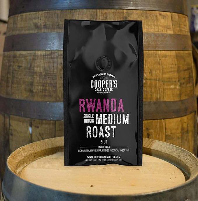 Rwanda Full Bodied Medium Roast Coffee Beans, Single Origin Whole Coffee Beans, Gourmet Coffee