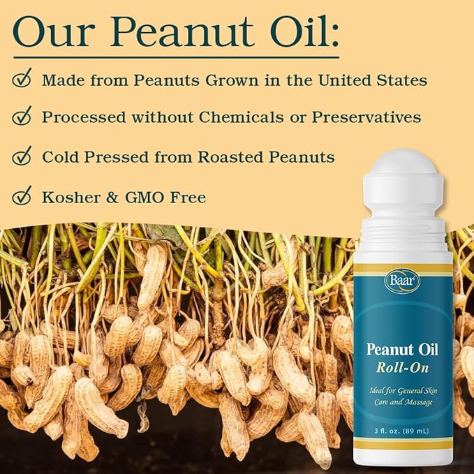 Baar Expeller, Cold Pressed Peanut Oil from Roasted Peanuts Grown in The United States - Kosher