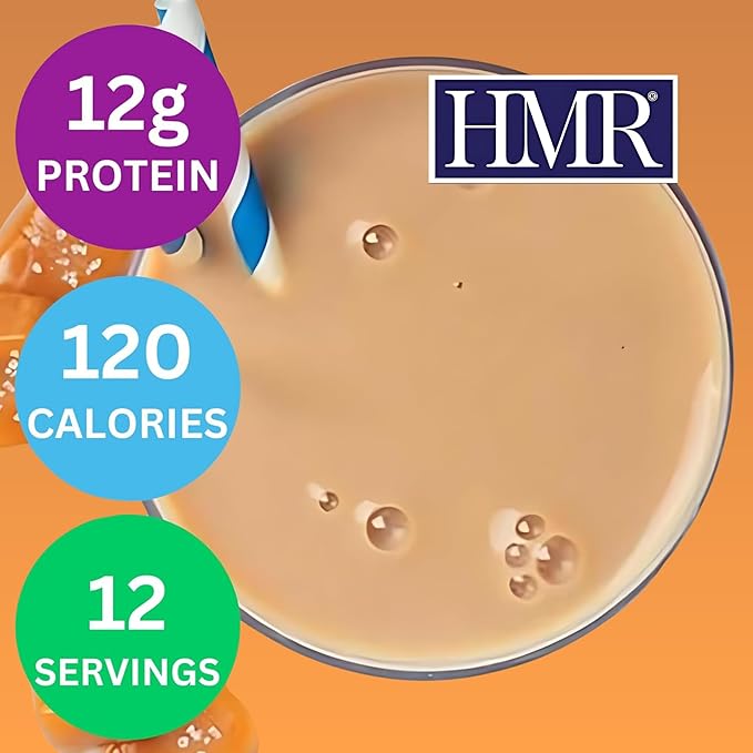 HMR 120 Shake Meal Replacement Powder | Salted Caramel Shake Mix to Support Healthy Weight Loss |