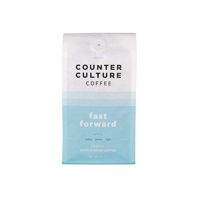 Counter Culture Coffee Fast Forward - Light Roast, Organic, Sustainably Farmed, Kosher, Whole Bean