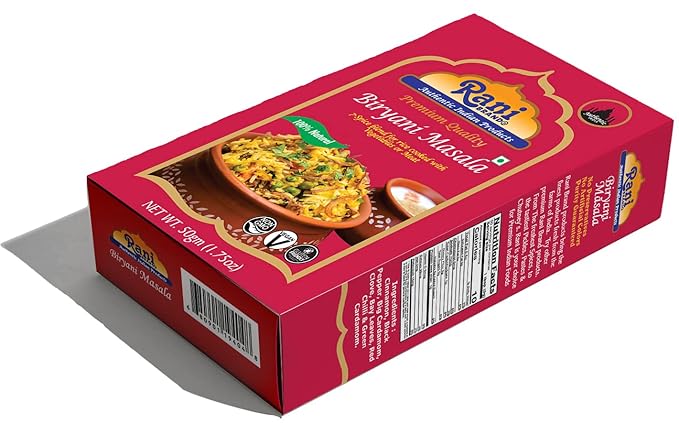 Rani Biryani Masala Curry (7-Spice Blend for Indian Rice Dishes, Pullao/Pilau) 1.75oz (50g) ~ All