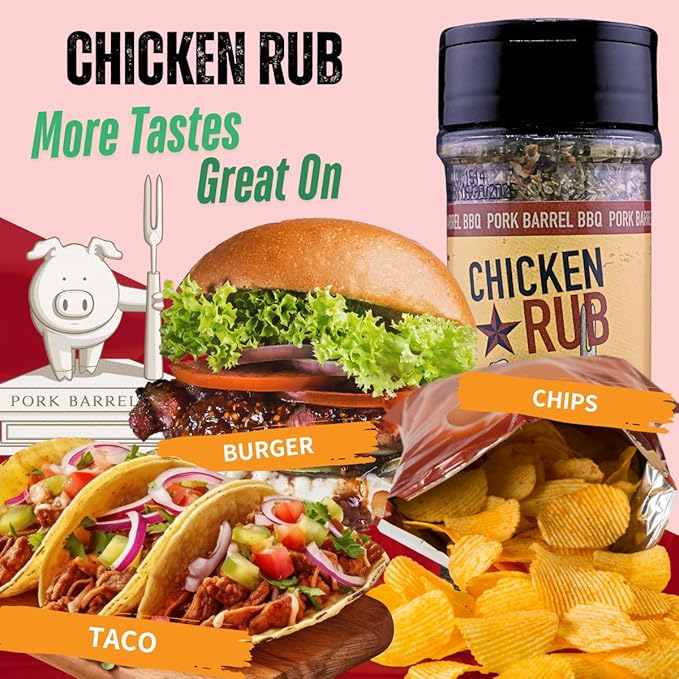 Pork Barrel BBQ Chicken Spice Rub | All-Purpose Seasoning and Spice Rub |Grilling Essentials