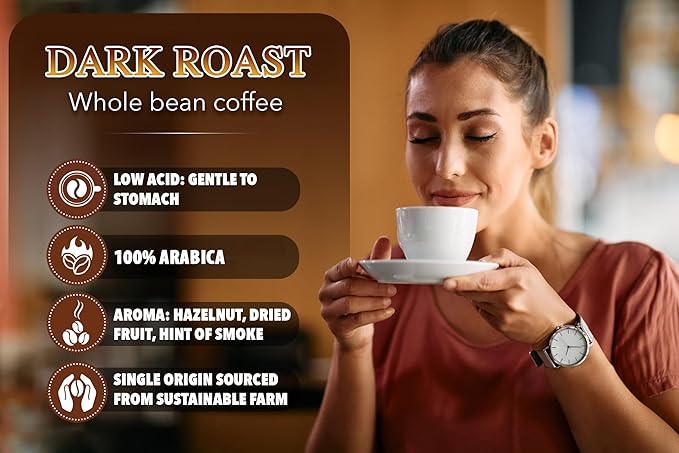 TARMO - SOLAR SIP | Low Acid 100% ARABICA Whole Bean Coffee | Specialty Vietnamese Coffee | Single