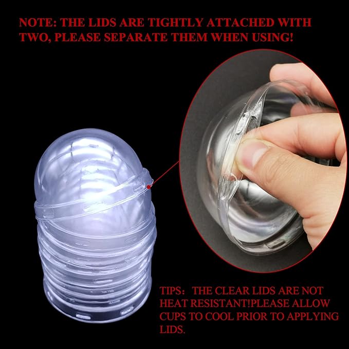 Muffin Cups with Lids 100Pack,Free-Air 3.5Oz Foil Cupcake Liners,Mini Muffin Liners Cupcake Baking