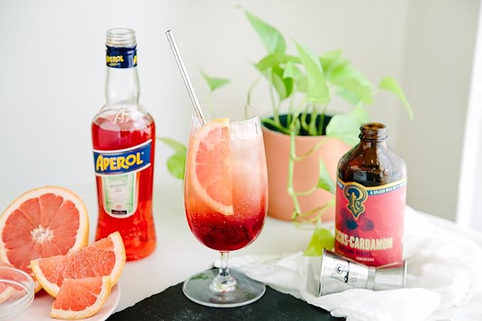 Portland Syrups Hibiscus Cardamom Syrup - Craft Exquisite Cocktails, Mocktails, Tea, Soda, Coffee