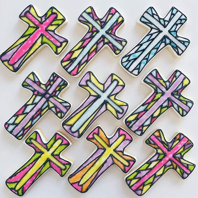 Ann Clark Cookie Cutters Cross Cookie Cutters 3-Pc. Set Made in USA, Holy Cross, Extra Large Cross