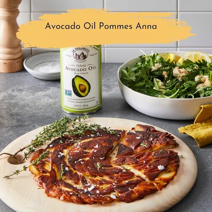 La Tourangelle, Avocado Oil, Handcrafted from Premium Avocados, Great for Cooking, as Butter Substitute, and for Skin and Hair, 8.45 fl oz