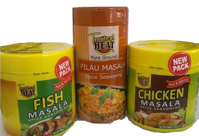 Spices-tropical Heat Fish Masala 100gms/3.52oz From Kenya