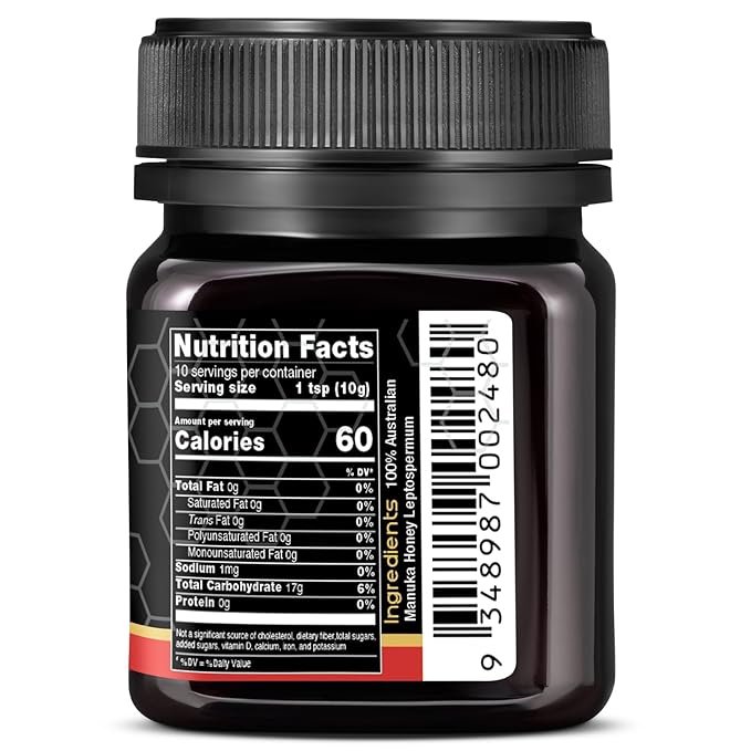 Nature’s Gold Raw Manuka Honey, Certified High MGO | Authentic MGO, 100% Pure Genuine Traceable