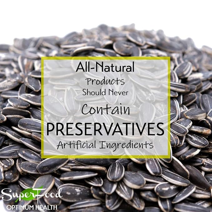 Gerbs Raw Whole Sunflower Seeds 2 lbs. | In-Shell, No Additives, Resealable Bag | Crack-and-Eat