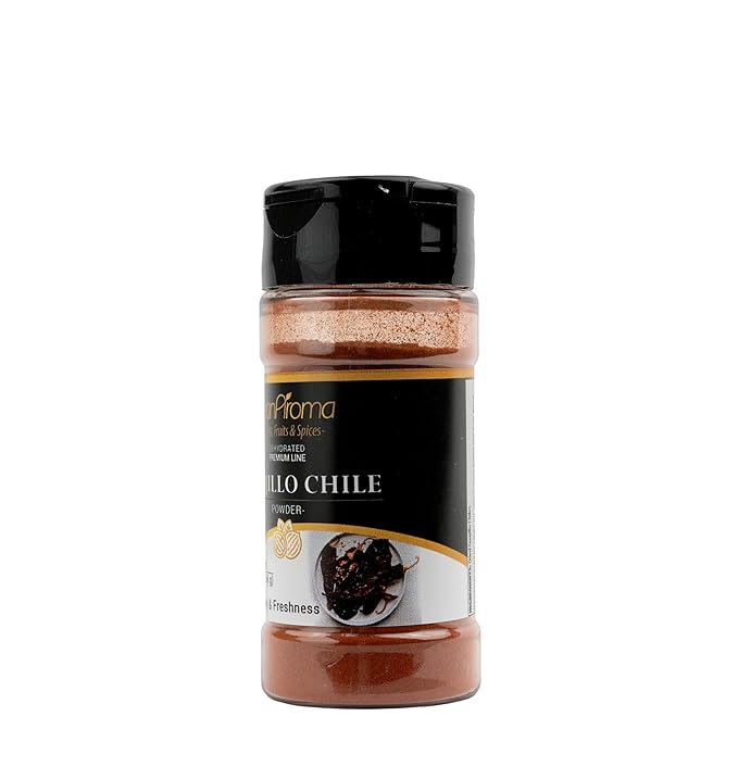 GranAroma Guajillo Chile Powder, Mexican Cuisine, Soups & Sauces (2 Ounce)