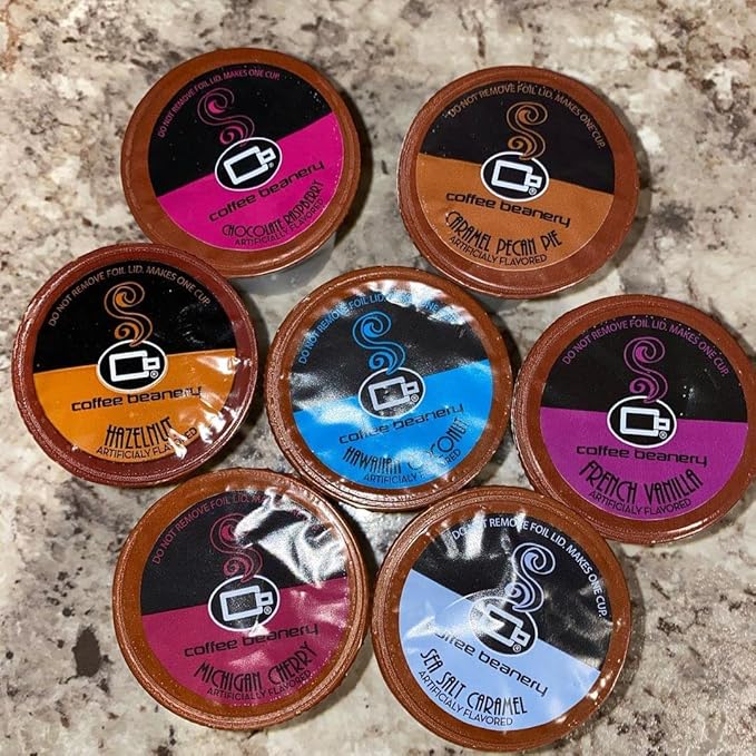 Hazelnut Coffee Pods by Coffee Beanery | 48ct Bulk Medium Roast Arbica Coffee