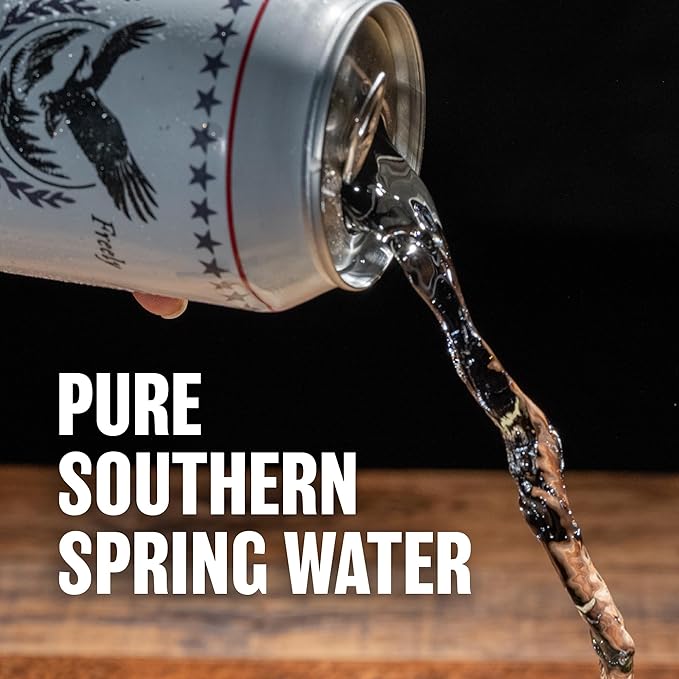 Free Bird, Southern Spring Water, 12-Pack (19.2oz Tallboy Cans) – Crisp & Clean Blue Ridge Mountain