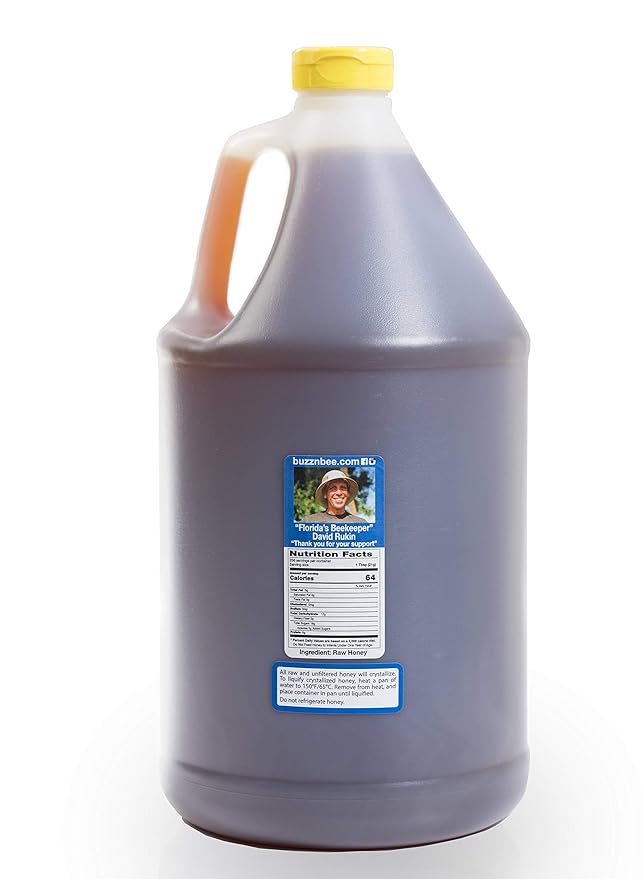 Sweet Squeeze Raw Honey - Unfiltered & Unpasteurized Wildflower Honey From Florida's Beekeepers