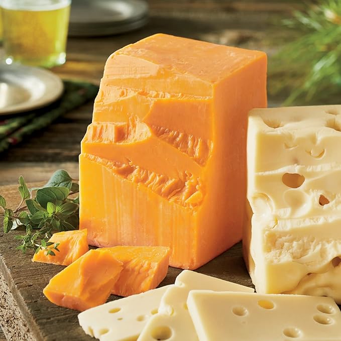The Wisconsin Cheeseman Aged Sharp Cheddar Cheese Block ??Gourmet Wisconsin Cheese Snack