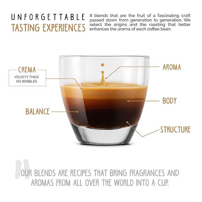 Caffe Vergnano 1882 Antica Bottega Whole Bean Arabica Medium Roast Espresso - Italian Coffee Beans