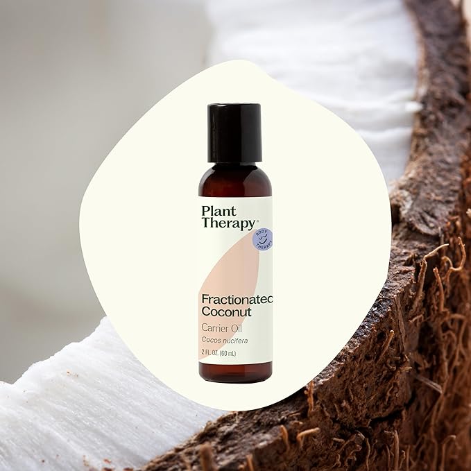 Plant Therapy Fractionated Coconut Oil for Skin, Hair, Body, Diluted Essential Oils, 100% Pure