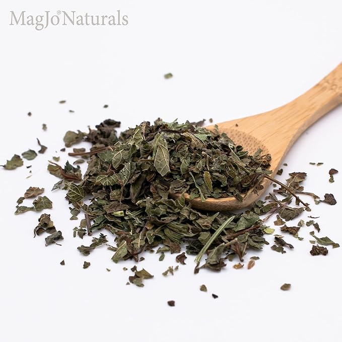MagJo Naturals Lemon Balm Tea, Bulk Herbal Tea, Loose Leaf Melissa Officinalis, Caffeine Free, Cut
