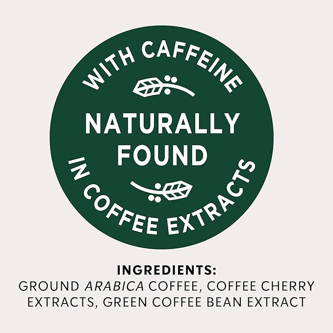 Starbucks K-Cup Coffee Pods, Starbucks Blonde Roast Coffee With 2X Caffeine Veranda Blend For