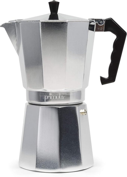 Primula Classic Stovetop Espresso and Coffee Maker, Moka Pot for Italian and Cuban Café Brewing