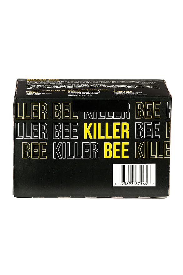 Better Buzz Killer Bee Super Caffeinated Dark Roast Light Roast Blend 12ct., California Solar