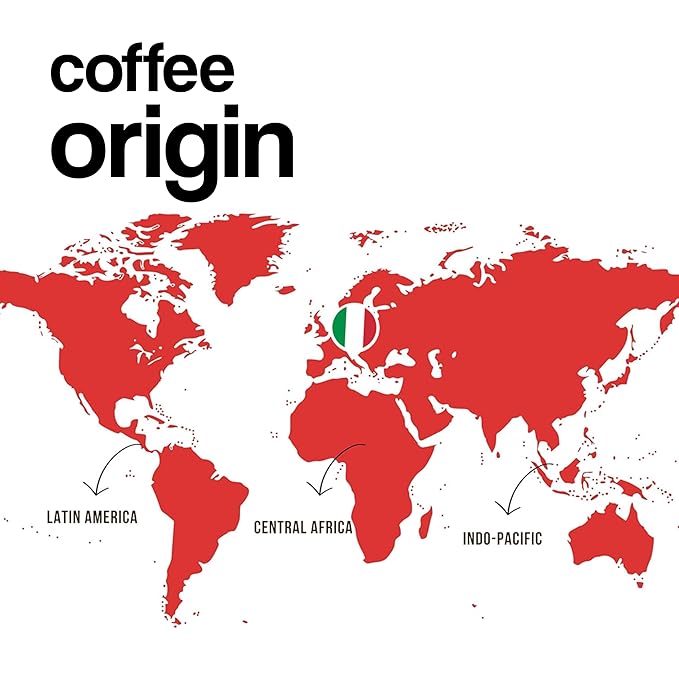 Dongiò Caffè Roma Blend - Whole Bean Coffee, Medium-Dark Espresso Roast, Premium Coffee Quality