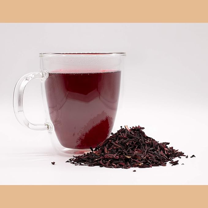 MagJo Naturals, Hibiscus Flowers 1LB (16 Oz) Hibiscus tea cut & sifted flowers, Flor de Jamaica