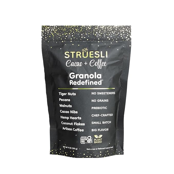 Struesli - Cacao + Coffee Granola Redefined | No Added Sweeteners, No Grains | Keto & Paleo
