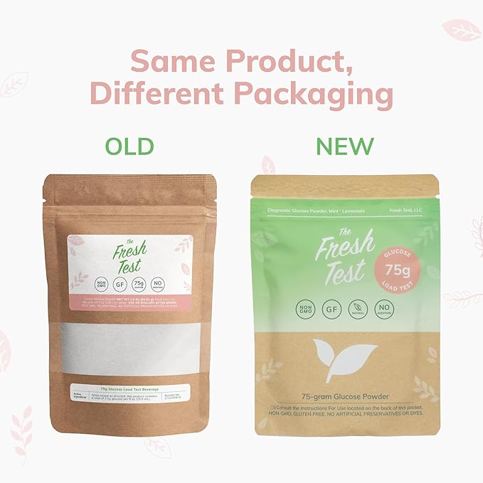 The Fresh Test, 75-gram Powder Drink Mix | Additive-Free, Non-GMO, Organic Ingredients | Mint