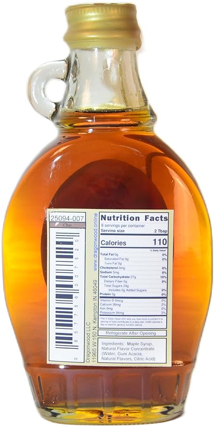 Chai Maple Syrup - For Pancakes and Waffles ??Made With Pure Maple Syrup And Natural Flavor - By