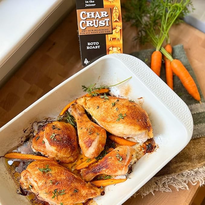 Char Crust Dry-Rub Seasonings Rotisserie Roast | All-in-one seasonings | Perfect for Chicken, Prime