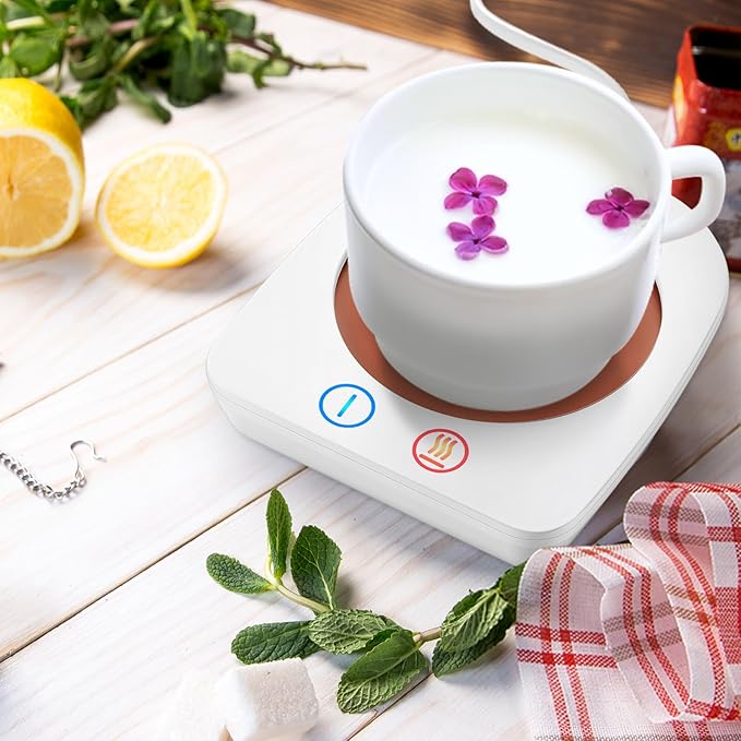 VOBAGA Coffee Warmer & Mug Warmer for Home Office Home Desk Gift Use, 20w Electric Cup Beverage