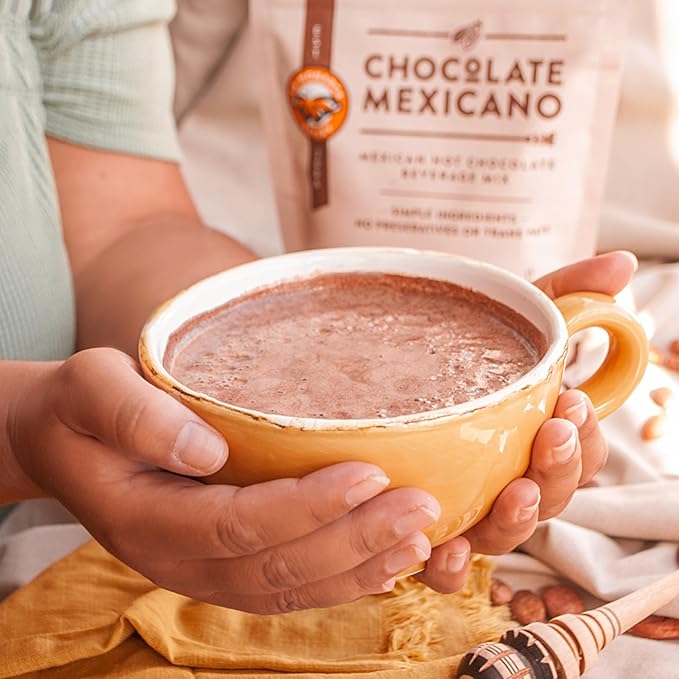 Mexican Hot Chocolate, 32 Ounce (2lb), Authentic Mexican Style Hot Chocolate Mix with Organic Cacao