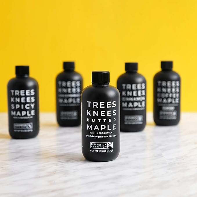 Trees Knees Butter Maple, Organic Maple Syrup with Sea Salt, Vegan, Gluten-Free, Paleo-friendly