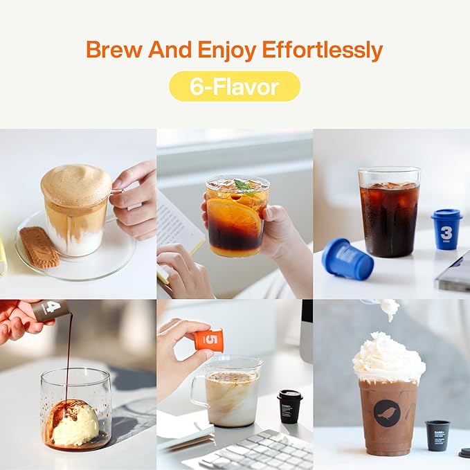 SATURNBIRD Coffee Instant Cold Brew, Medium-Dark Roast, Smooth & Balanced Blend of 100% Specialty