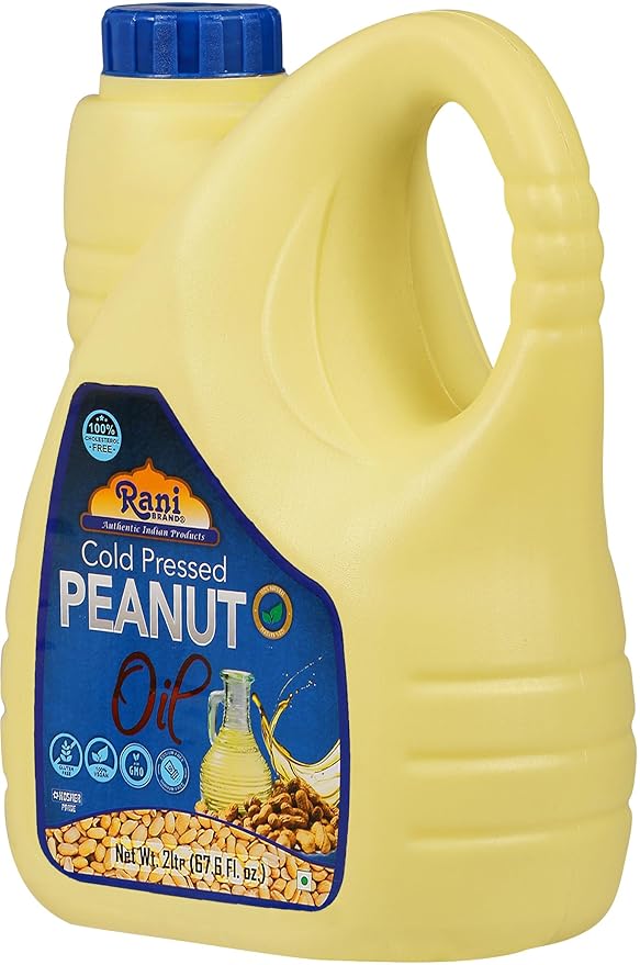 Rani Peanut Oil 67.6 Ounce (2 Liter) Cold Pressed | 100% Natural | NON-GMO | Kosher | Vegan |