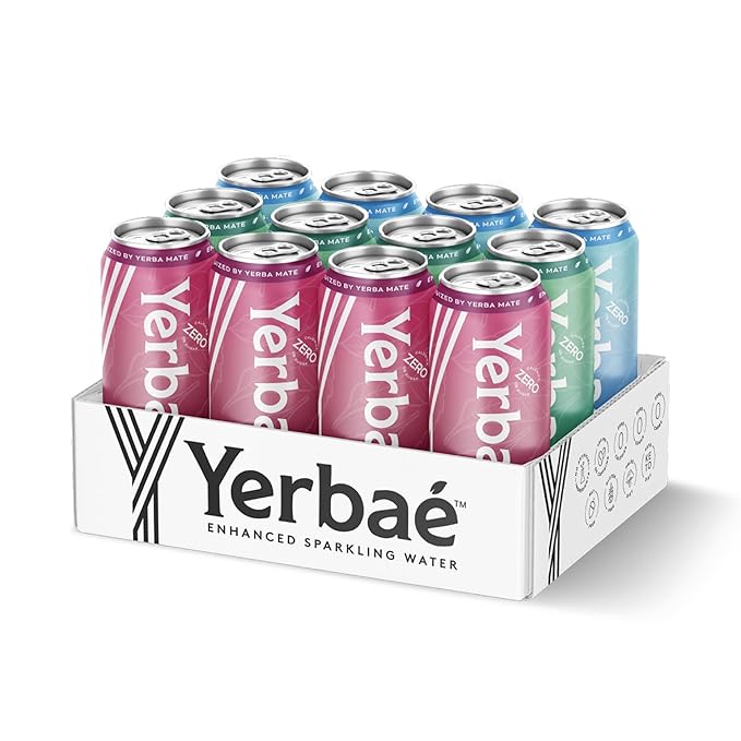Yerbaé Energy Beverage - Variety Power Pack, 0 Sugar, 0 Calories, 0 Carbs. Yerbae is Energized by