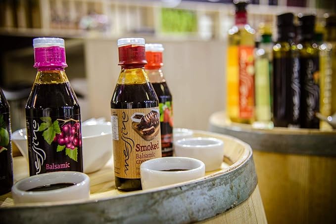 Messino Smoked Balsamic Vinegar Glaze imported from Greece, 250ml