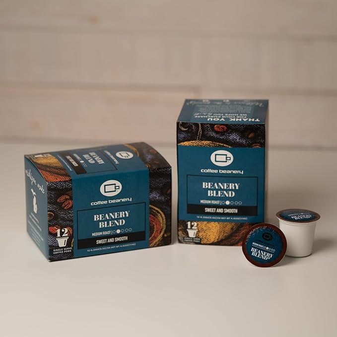 Beanery Blend Single Serve Coffee Pods | 12ct | 100% Specialty Arabica Coffee