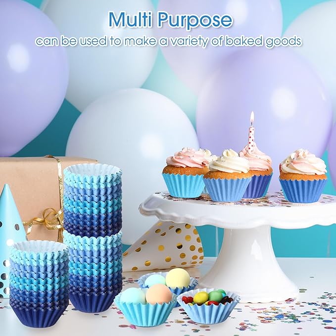 Zonon 1000 Counts Cupcake Liners for Baking Liners Paper Cupcake Wrappers Bulk Cup Cake Cases