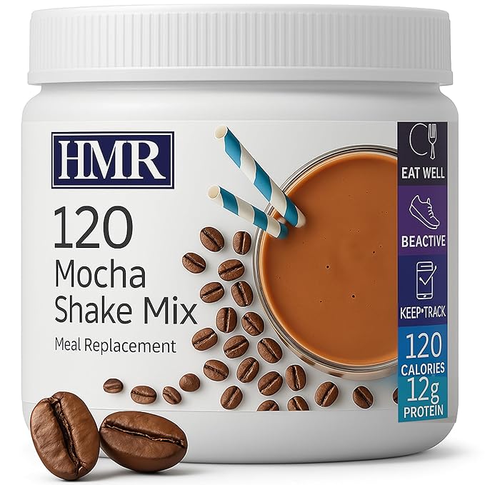 HMR 120 Shake Meal Replacement Powder | Mocha Shake Mix to Support Healthy Weight Loss | 12g of