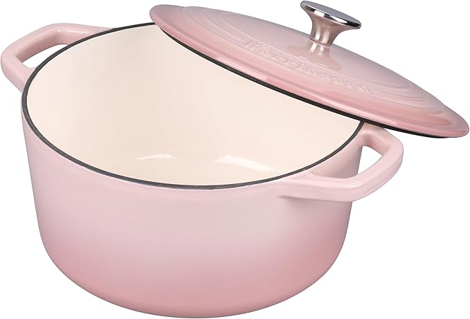 Enameled Cast Iron Dutch Oven Pot with Lid, for Bread Baking, Round Bread Oven- include Sourdough
