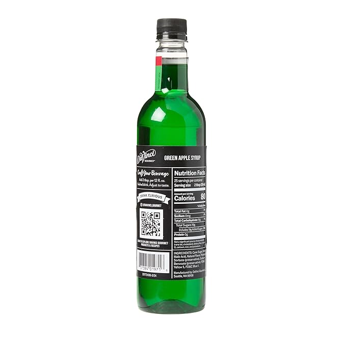 DaVinci Gourmet Green Apple Syrup, 25.4 Fluid Ounces (Pack of 1)