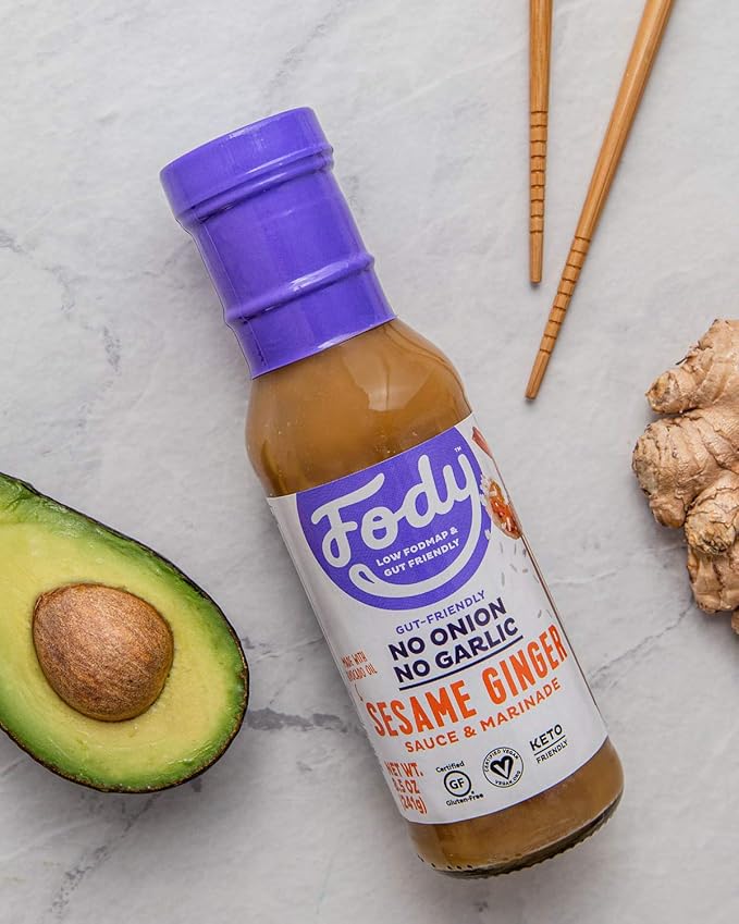 Fody Variety Sauce Pack | Low FODMAP | No Onions or Garlic | Gluten & Lactose Free | 4, 8 Ounce