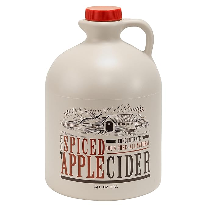 Mountain Cider Apple Cider Concentrate | Spiced Hot Apple Cider Drink | 64 fl. oz (64 servings)