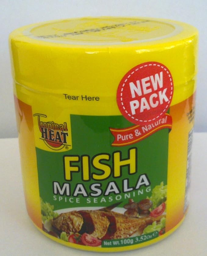 Spices-tropical Heat Fish Masala 100gms/3.52oz From Kenya