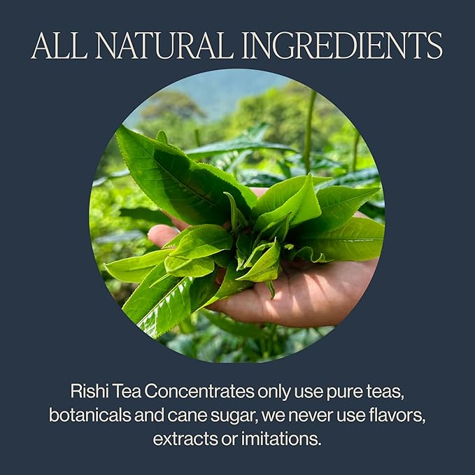 Rishi Tea Masala Chai Latte - Organic Black Tea Concentrate, Easy-to-Serve Hot or Iced Chai Mix